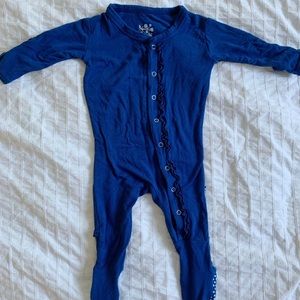 Kickee Pants Snap Ruffle Footie